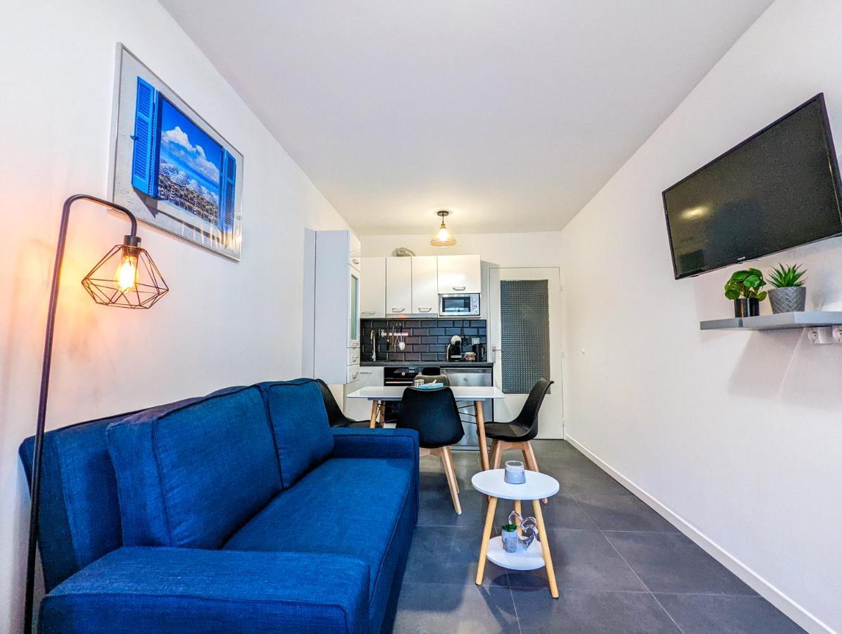 1 Min To The Beach Apartment - Kitchen - Tramway - Air Conditioner - Wifi - Promenade Des Anglais Nice Ngoại thất bức ảnh