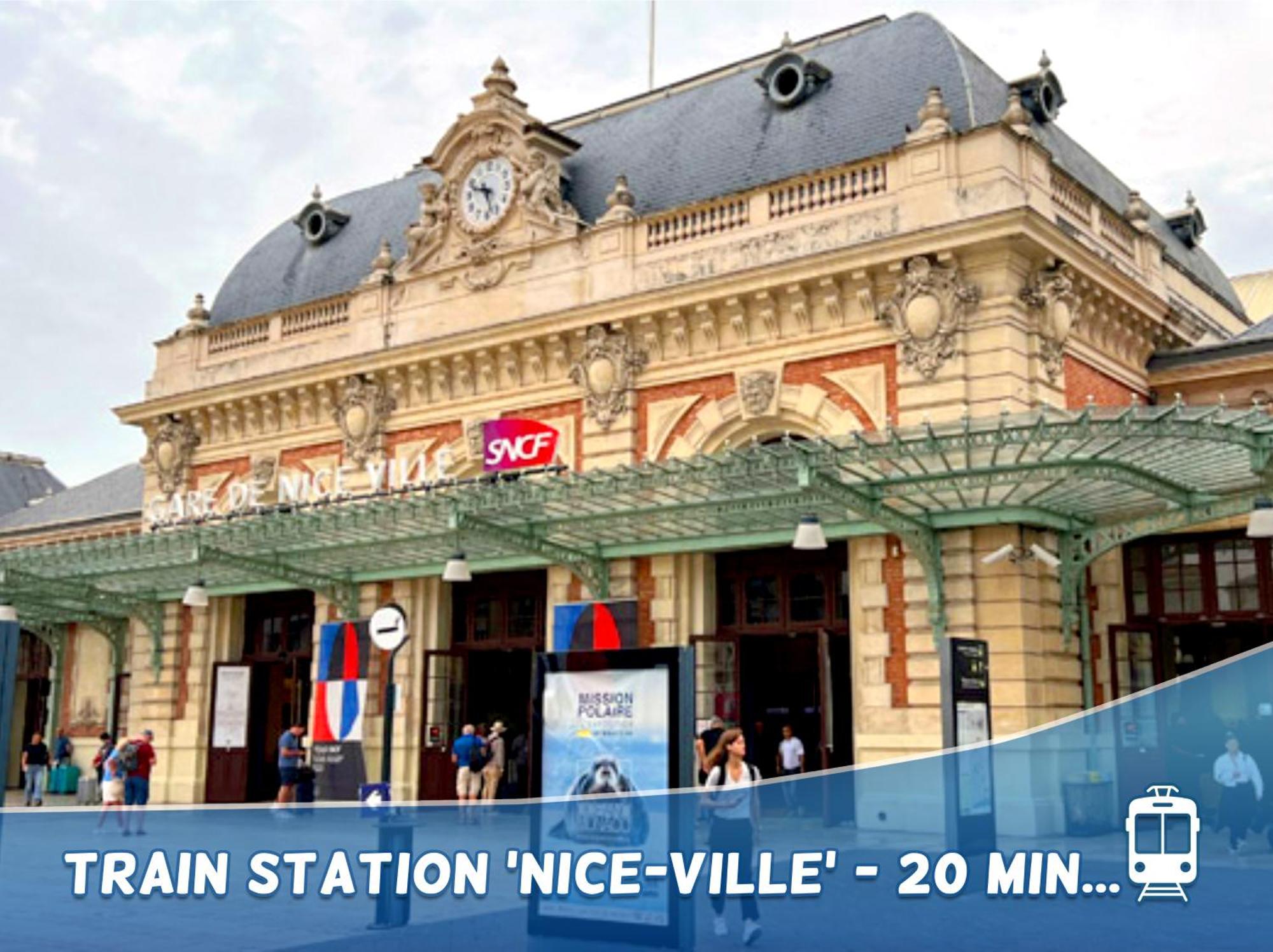 1 Min To The Beach Apartment - Kitchen - Tramway - Air Conditioner - Wifi - Promenade Des Anglais Nice Ngoại thất bức ảnh